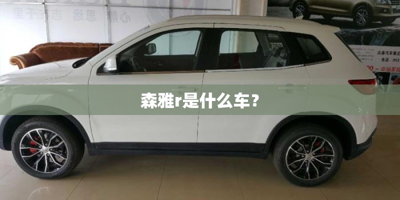 森雅r是什么车？