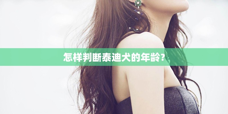 怎样判断泰迪犬的年龄? 怎样判断泰迪犬的年龄?