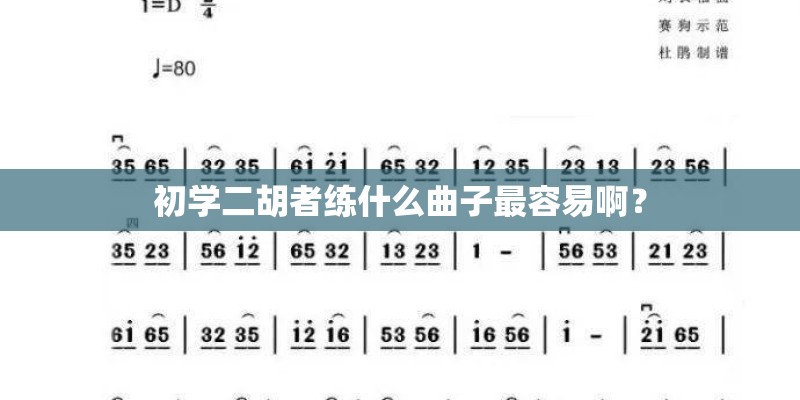 初学二胡者练什么曲子最容易啊? 初学二胡者练什么曲子最容易啊?