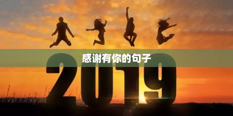 感谢有你的句子 感谢有你的句子