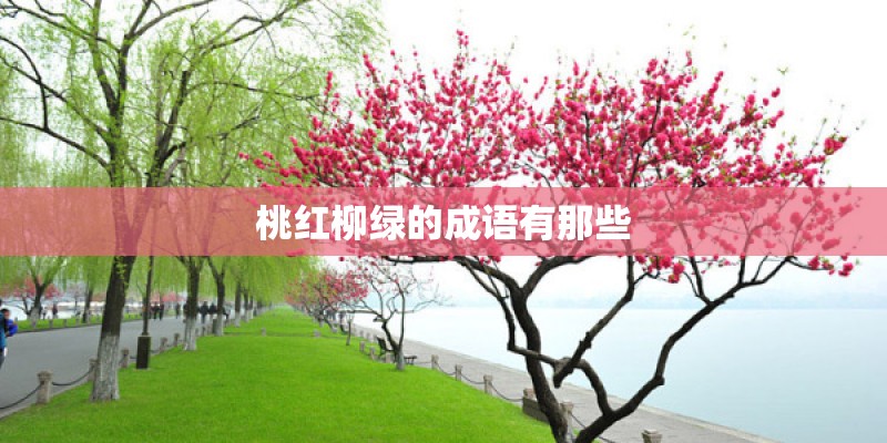 桃红柳绿的成语有那些
