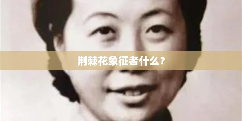 荆棘花象征者什么？