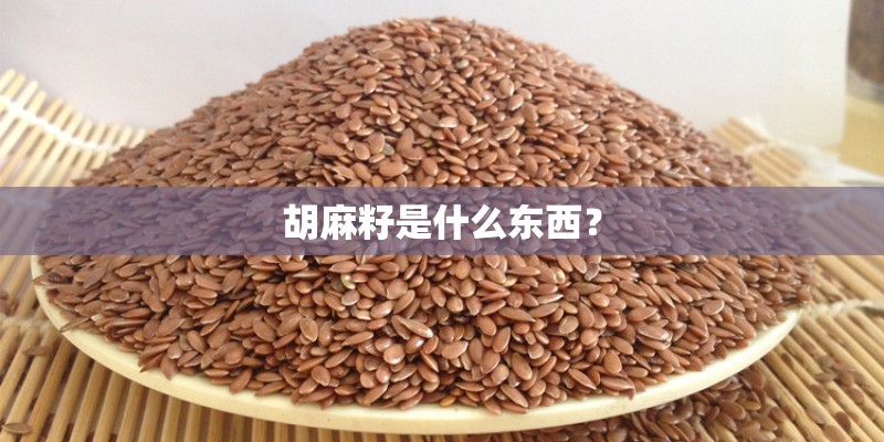 胡麻籽是什么东西？