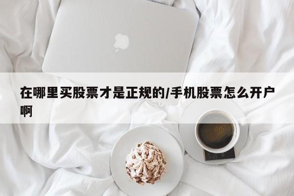 在哪里买股票才是正规的/手机股票怎么开户啊
